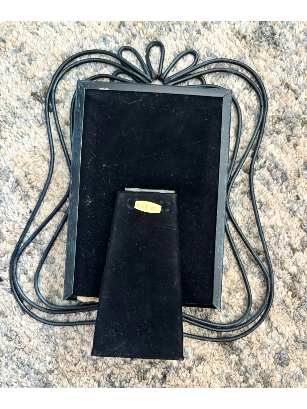 Black Small Iron Picture Frame